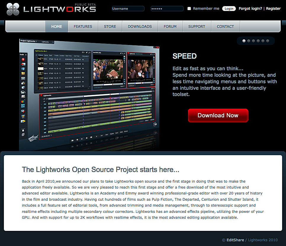 lightworks audio echo